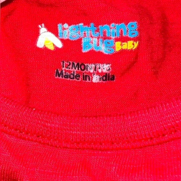 Lightning Bug Baby 4th of July Dress - Picture 3 of 3